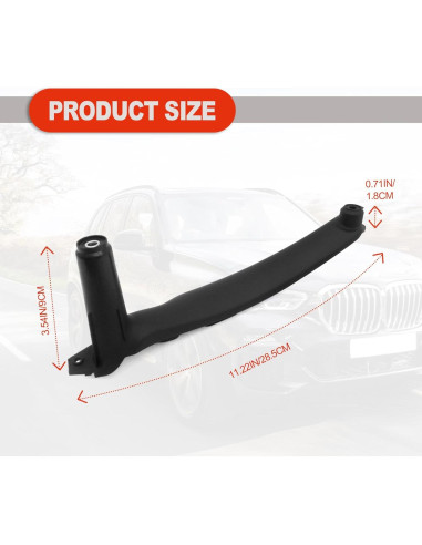 Cubierta tirador puerta interior derecha BMW E70 E71 E72