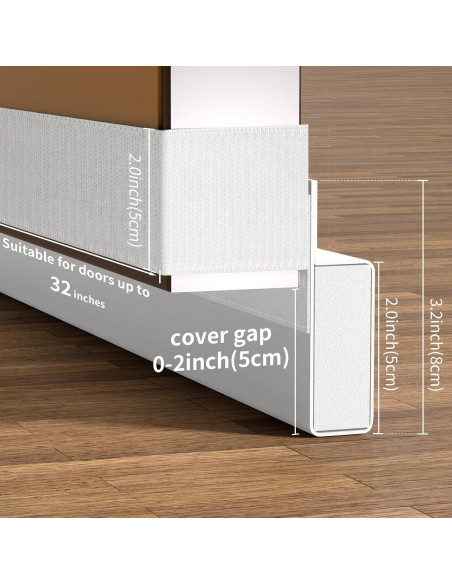 Tapón de Draft JUJIBL para Puerta 81 cm Aislante Acústico