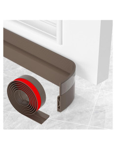 Tapón para Corrientes de Aire OXRQ 198 cm Silicona Marrón