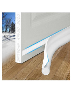 MAXTID Tapón para Corrientes de Aire 91 cm Blanco Vinilo