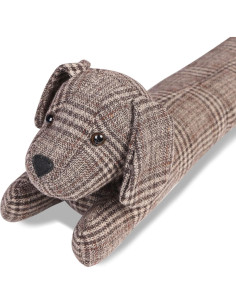 Tope de puerta decorativo CERAYOU perro a cuadros 86 cm 2