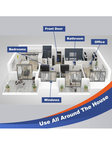 Tapón para Corrientes Hug N Fit Doble 71-91 cm Gris