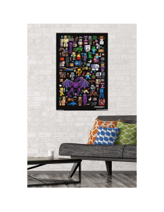 Cartel de Pared Minecraft Mobbery Trends International 86x56 cm 2