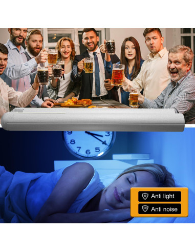 Tope de puerta TONINT 91 cm silicona gris 2 piezas