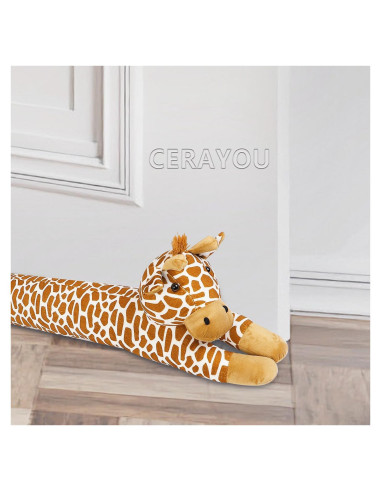 Freno para Puerta Jirafa CERAYOU 91 cm Aislante Decorativo