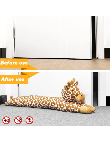 Freno para Puerta Jirafa CERAYOU 91 cm Aislante Decorativo