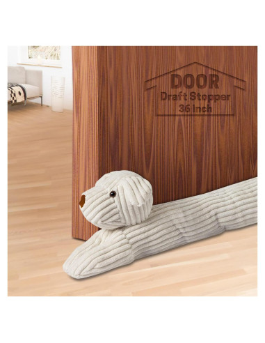 Tope de Puerta Decorativo SwissElite 91 cm Rayas de Perro