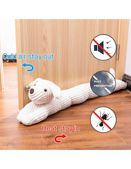 Tope de Puerta Decorativo SwissElite 91 cm Rayas de Perro