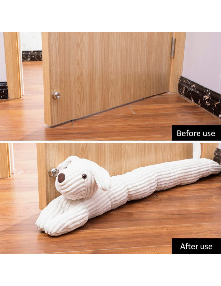 Tope de Puerta Decorativo SwissElite 91 cm Rayas de Perro