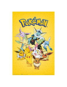 Póster Evolución de Eevee Pokémon 61x91 cm Papel