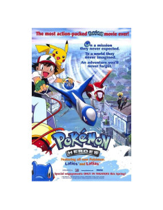 Póster de película Pokemon Heroes 43x27 cm Masterprint