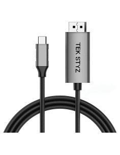 Adaptador HDMI 4K 60Hz Tek Styz USB-C para Xiaomi Redmi Note 9 Pro