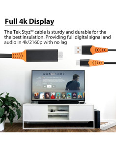 Cable HDMI USB-C 8K/4K Tek Styz 1.8m 60Hz Compatible Xiaomi 2