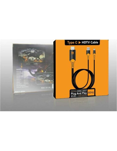 Cable HDMI USB-C 8K/4K Tek Styz 1.8m 60Hz Compatible Xiaomi