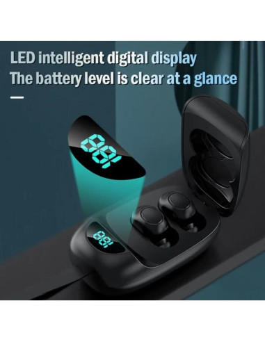 Auriculares Bluetooth VOLT PLUS TG01 con Estuche Carga 24h