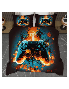 Conjunto de Edredón Completo Cyusri Controlador de Juego 3 Piezas