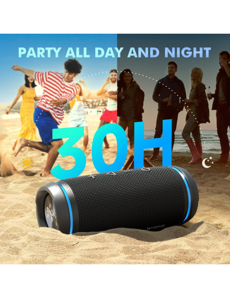 Altavoz Portátil Bluetooth W-KING BT226 36W Impermeable IPX6