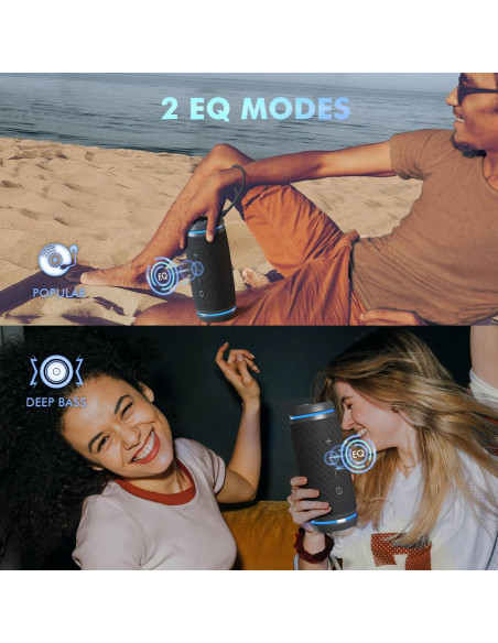 Altavoz Portátil Bluetooth W-KING BT226 36W Impermeable IPX6