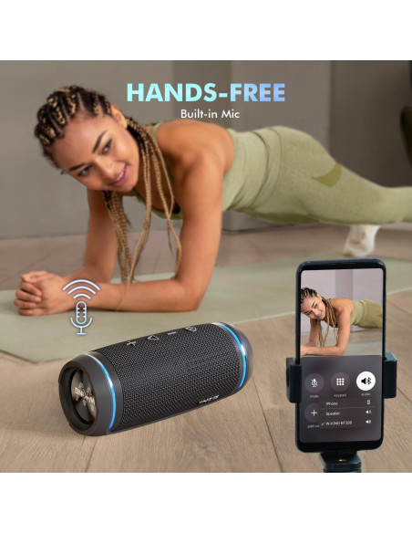 Altavoz Portátil Bluetooth W-KING BT226 36W Impermeable IPX6