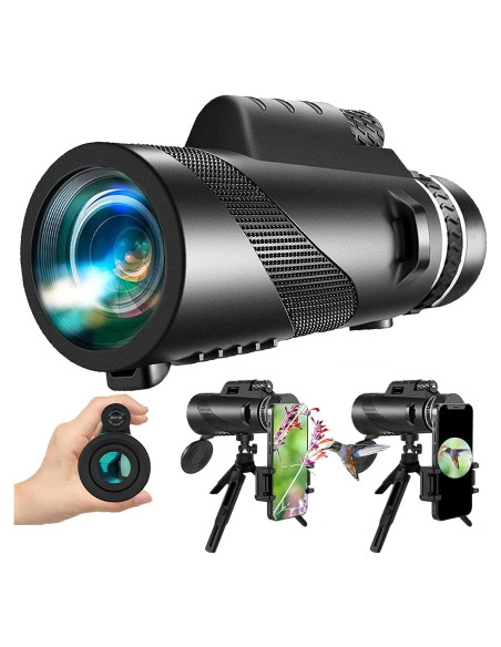 Monóculo 80x100 ASxmhGo Alta Potencia para Smartphone