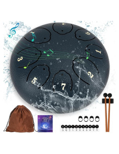 Tambor de Lengua de Acero OUTUO 6" 8 Notas Azul Marino