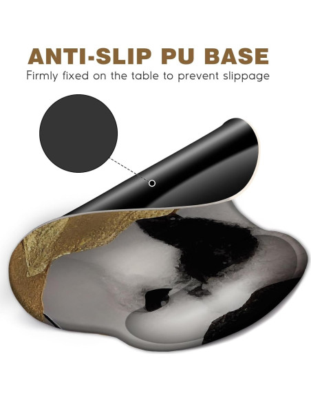 Almohadilla de Ratón DINKY Ergonómica con Soporte de Gel