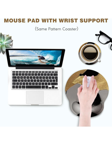 Almohadilla de Ratón DINKY Ergonómica con Soporte de Gel