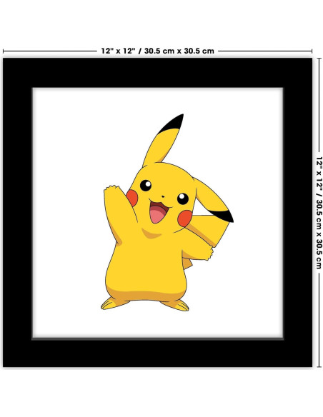 Arte de Pared Pikachu Waving Trends International 30.48 cm