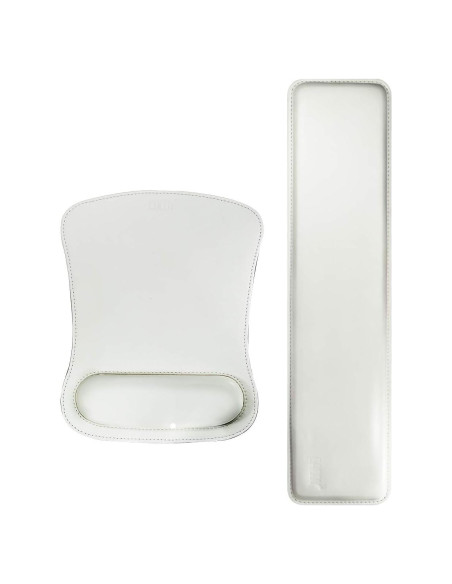 Alfombrilla de Ratón Cacoy con Soporte Ergonómico Blanco Roto