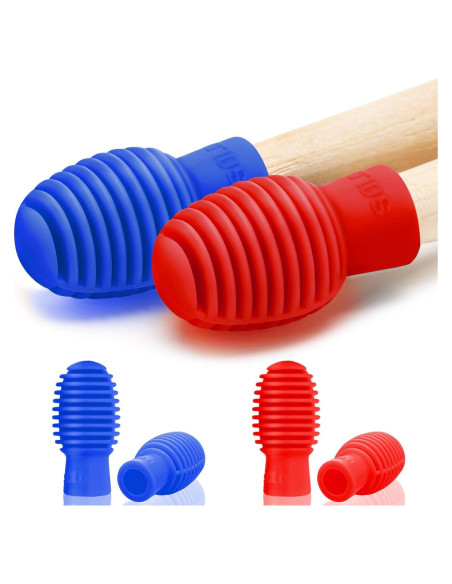 Silenciador de Tambor de Silicona Frienda 4 Piezas