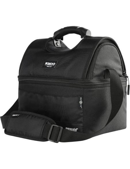 Bolsa de Almuerzo Igloo Soft Cooler 16 Latas Aislada Negra