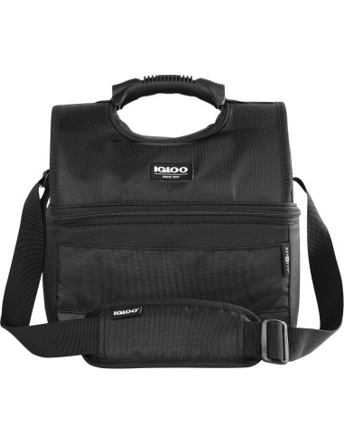 Bolsa de Almuerzo Igloo Soft Cooler 16 Latas Aislada Negra