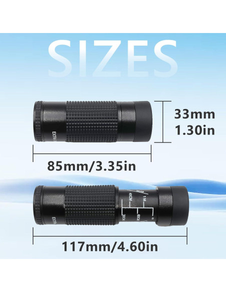 Monóculo MAUJOY 8x21mm Ultra Ligero para Observación