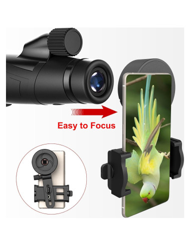 Adaptador Universal para Teléfono Eyeskey - Compatible con Binoculares y Telescopios