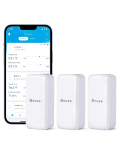 Higrómetro Termómetro Govee H5100 Paquete de 3 Bluetooth