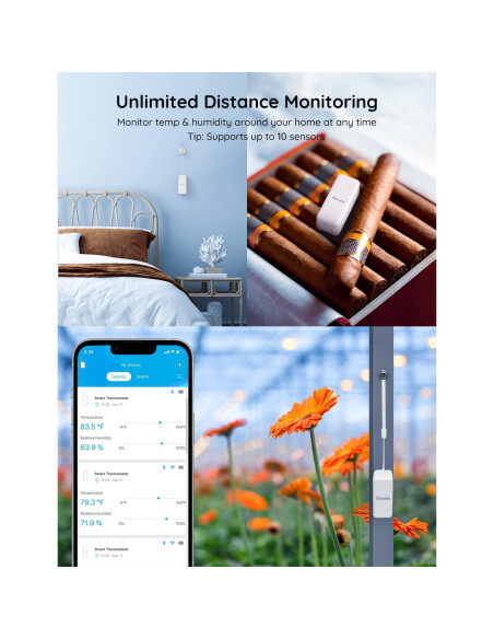 Higrómetro Termómetro Govee H5100 Paquete de 3 Bluetooth Higrómetro Termómetro Govee H5100 Paquete de 3 Bluetooth