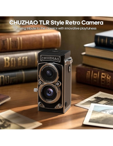 Cámara Digital Retro TLR NOWIFICAM Mini 12MP HD 1080P