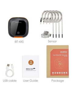 Termómetro Digital Inalámbrico Inkbird IBT-4XS 4 Probetas 2