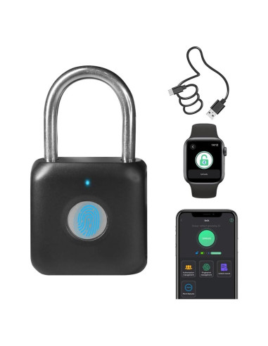 Candado Biométrico eLinkSmart YL-P8bf Bluetooth Negro