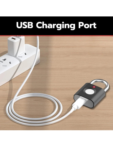 Candado Inteligente eLinkSmart YL-P3 Paquete de 2 Huella Digital