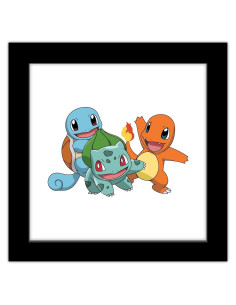 Arte de Pared Pokemon Bulbasaur Charmander Squirtle 30.48 cm
