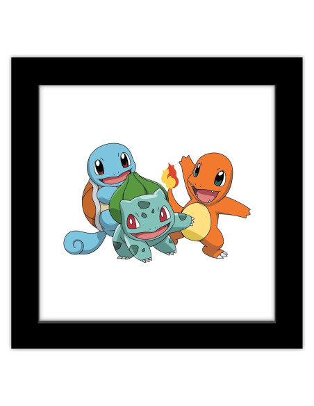 Arte de Pared Pokemon Bulbasaur Charmander Squirtle 30.48 cm