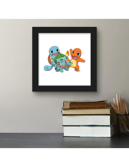 Arte de Pared Pokemon Bulbasaur Charmander Squirtle 30.48 cm