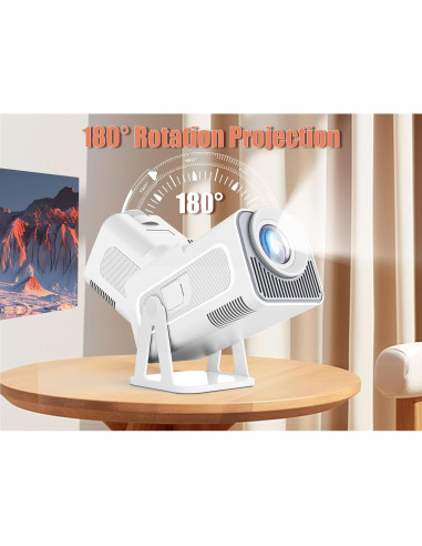 Proyector Mini Inteligente Alwtniet 320 ANSI Nativo 1080P 4K