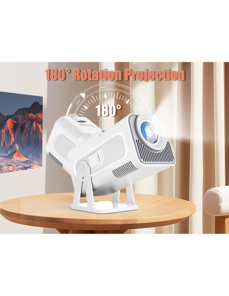 Proyector Mini Inteligente Alwtniet 320 ANSI Nativo 1080P 4K