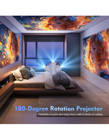 Proyector Mini Astarama 4K WiFi 6 Bluetooth 5 Android 11