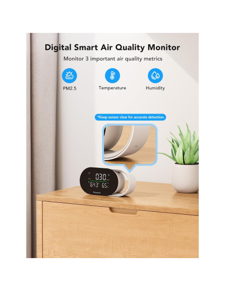 Monitor de Calidad del Aire GoveeLife H5106 con WiFi y PM2.5