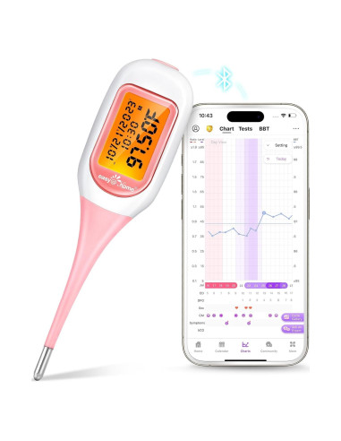 Termómetro Basal Inteligente Easy@Home EBT-300, Pantalla Grande