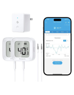 Termómetro WiFi GoveeLife H5108 con 2 Sensores y Alarma