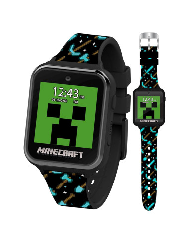 Reloj Inteligente para Niños Minecraft - Pantalla Táctil, Juegos, Cámara